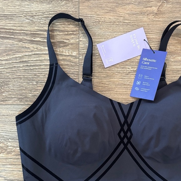 Honeylove Black Silhouette Cami Shapewear Women's Size 1X NWT - Picture 4 of 9